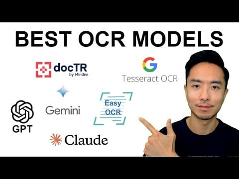 Best OCR Models to Extract Text from Images (EasyOCR, PyTesseract, Idefics2, Claude, GPT-4, Gemini)