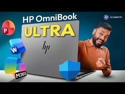 HP OmniBook Ultra Copilot+ PC Unboxing &amp; Review ⚡ Best AI Laptop for Students &amp; Professionals?