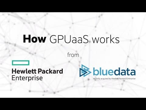 How does HPE’s GPU-as-a-Service (GPUaaS) solution work? Watch this demo