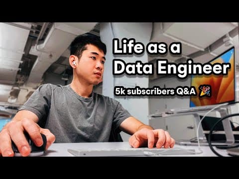 Life as a Data Engineer in NYC | Q&amp;A for 5k subscribers