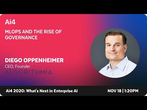 MLOps and the Rise of Governance with Algorithmia