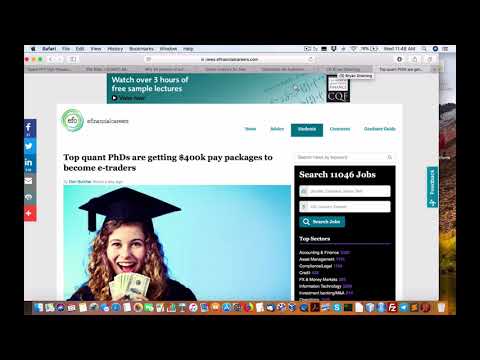 Top PHD quant research grads make over 400k first day on job