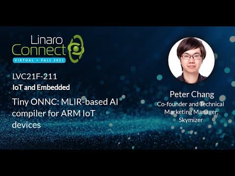 LVC21F 211 Tiny ONNC   MLIR based AI compiler for ARM IoT devices